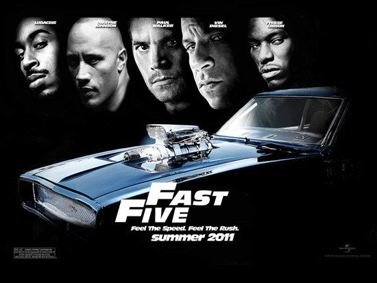 fast five poster 2011. The premiere of Fast Five is